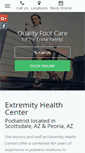 Mobile Screenshot of extremityhealthcenters.com